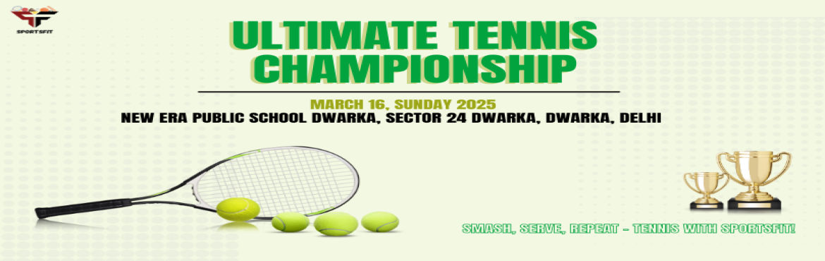 Book Online Tickets for Ultimate Tennis Championship, New Delhi. Step onto the court and unleash your competitive spirit at the Tennis Tournament, brought to you by SportsFit! This is your chance to shine in a dynamic offline event, where every serve and volley could change the game. Will you rise to the challenge