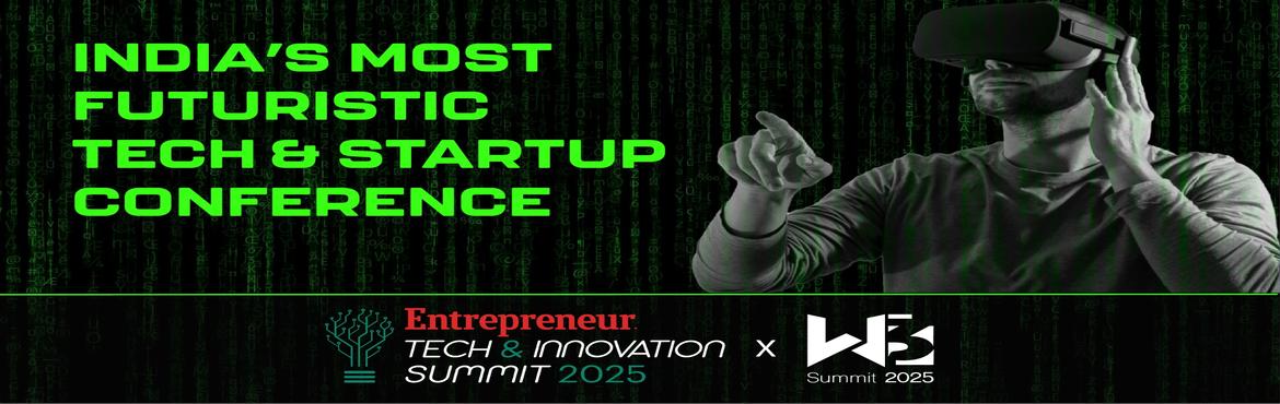 Book Online Tickets for TECH And INNOVATION X WEB3 SUMMIT 2025, Bengaluru.  Tech & Innovation Summit 2025
Entrepreneur proudly presents the 8th Annual Edition of the Tech & Innovation Summit 2025, a premier two-day event bringing together visionary leaders in technology, investor and startup founders who are sh