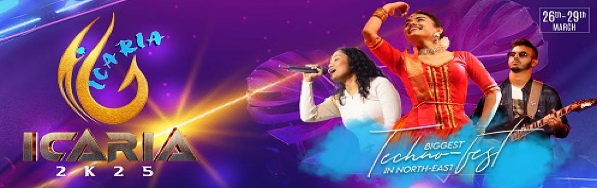 Book Online Tickets for ICARIA 2K25- The Annual Techno-Cultural , Mohanpur. ICARIA 2K25- The Annual Techno-Cultural Fest of The ICFAI University Tripura 

ICARIA the name which derives from The ICFAI University itself is the Annual Techno-Cultural Fest of ICFAI University.
Icaria is one of the largest techno-cultural fests 