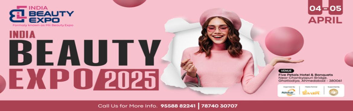 Book Online Tickets for Join India Beauty Expo 2025  The Ultimat, Ahmedabad. Get ready for India Beauty Expo 2025, the premier event dedicated to the beauty and wellness industry. Whether you\'re a professional, brand owner, distributor, or beauty enthusiast, this is your chance to explore the latest innovations and trends sh