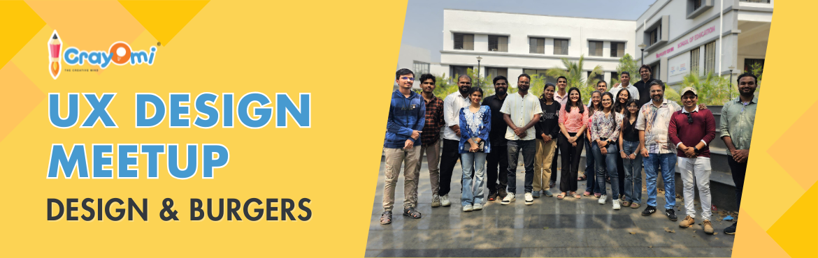 Book Online Tickets for Crayomi UX Meetup Design and Burgers, Pune. Calling all UX Designers, Enthusiasts, & Curious Minds! It’s time to step away from your screens and into real conversations.
Join us for the 2nd UX Meetup, where we keep things practical, engaging, and unfiltered - no boring lectures, just rea