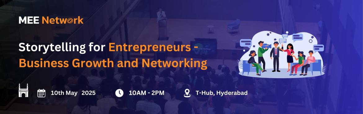 Book Online Tickets for Storytelling For Entrepreneurs - Busines, Hyderabad. 


Workshop: Storytelling for Entrepeneurs - Business Growthand NetworkingAre you an entrepreneur looking to make your brand stand out? Join us for an engaging event where you can explore the power of storytelling in business. Discover how sharing yo