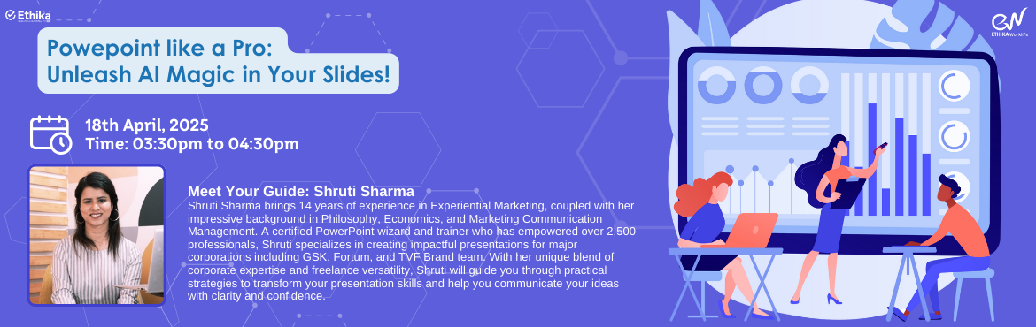 Book Online Tickets for Webinar PowerPoint Like a Pro, . Transform your slides with AI and level up your presentation skills! 
What’s in it for you?
Elevate Your Slides – Stunning, professional decks AI-Driven Design – Let AI do the work ⚡Master Storytelling – Captivate your audience Expert Ti
