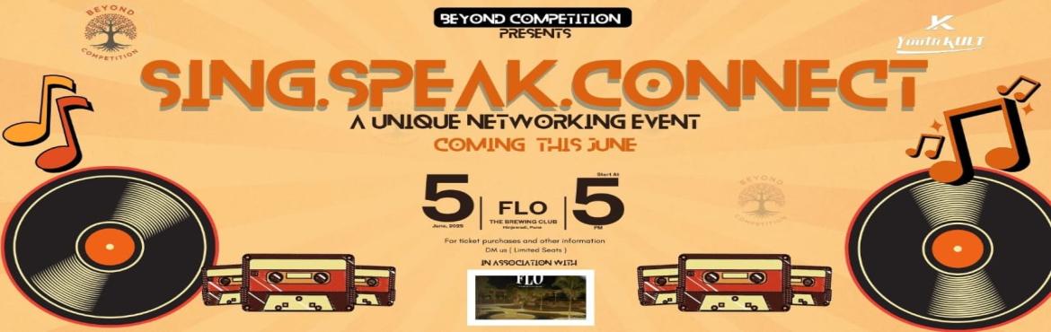 Book Online Tickets for Sing, Speak and Connect Ft. My Song My S, Pune. 
🎤 You’re warmly invited to Sing, Speak & Connect – a chill, no-pressure open mic night happening on 5th June 2025 at 5:30 PM at Flo Lounge, Hinjewadi, Pune organized by Beyond Competition.Hosted by Beyond Competition, the theme is “My S