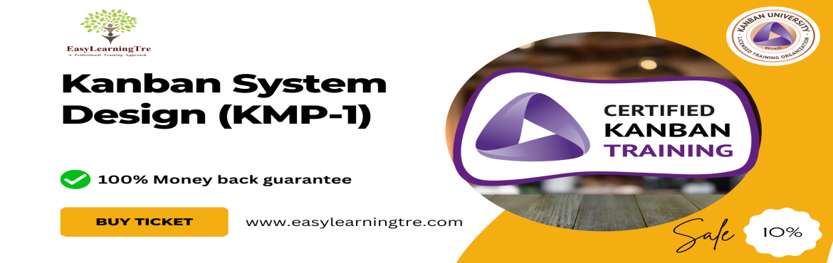 Book Online Tickets for KMP-1: Kanban System Design Training and, .  
We are coming up with Kanban System Design (KMP-1) Training & Certification on 06-07 December 2025 (10:00AM-05:00PM-IST) Weekend.______________________________________________________________________Kanban System Design (KMP1/KSD) Certificatio