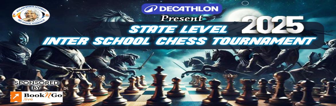 Book Online Tickets for State Level Inter School Chess Tournamen, Chennai. 
Kalam Sports Academy in collaboration with Decathlon presents State Level Inter School Chess Tournament on 26th July 2025. Sponsor BookNGo.live and Ticketing partner Meraevents.com
This event will be held on Decathlon Nolambur. Competition will b
