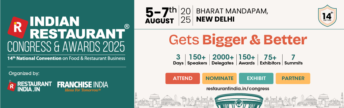 Book Online Tickets for Indian Restaurant Congress and Awards 20, New Delhi. 

Indian Restaurant Congress & Awards 2025 is India’s premier platform for the restaurant and foodserviceindustry. The 14th edition brings together the nation’s top restaurateurs, chefs, and hospitality leaders to explore trends, technology, 