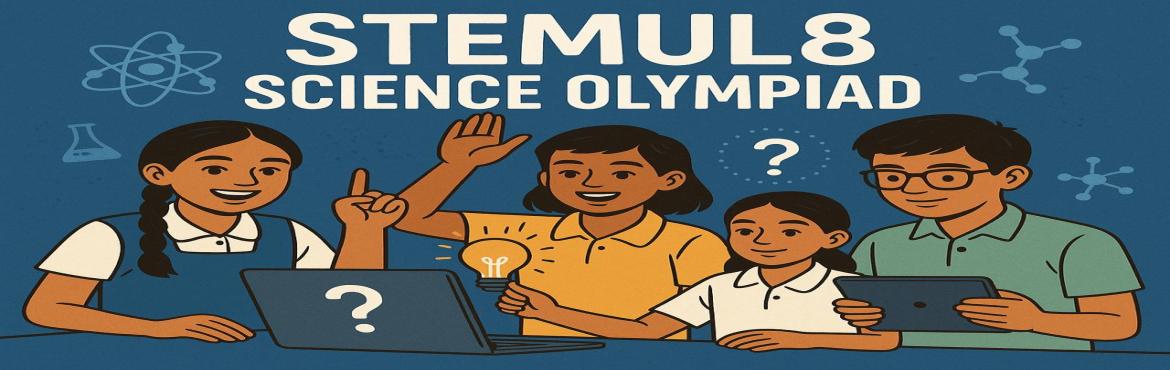 Book Online Tickets for National Science Quiz  - Stemul8 Science, . 


What is the Stemul8 Science Olympiad?
The Stemul8 Science Olympiad is a free, national, online science quiz designed to challenge and inspire bright young minds in schools. What makes it truly unique is its diverse question format, which includes 