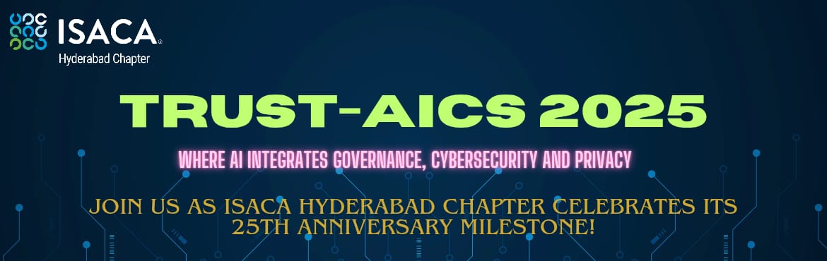 Book Online Tickets for ISACA Hyderabad Annual Conference 2025 a, Hyderabad. About the Event
We’re thrilled to announce that our Annual Conference 2025 is on the horizon—and this year, it’s more than just a conference. We’re proudly celebrating 25 transformative years of the ISACA Hyderabad Chapter!
Under the banner 
