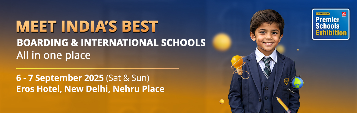 Book Online Tickets for Premier Schools Exhibition, New Delhi, New Delhi. New Delhi parents, it is time for a 1:1 conversation with the best boarding and international schools of India!Why Attend?
✅ Avail on-spot applications & expert counselling✅ Interact with school heads & admission teams✅ Choose from CBSE