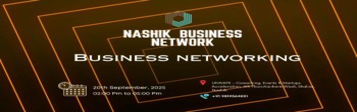 Book Online Tickets for BUSINESS NETWORKING | Nashik 2025, Nashik. 
BUSINESS NETWORKING | Nashik 2025

Nashik Business Network the ultimate meetup for professionals seeking to connect exchange sales opportunities expand their business networks and engage in insightful discussions on industry-related topics. This cu