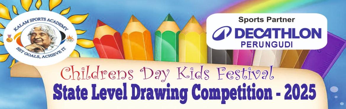 Book Online Tickets for State Level Drawing Competition Nov 2025, Chennai. body{font-family:Arial,sans-serif;font-size:10pt;}
.cf0{font-weight:bold;font-family:Consolas;font-size:11pt;}.cf1{font-family:Consolas;font-size:11pt;}
.pf0{}

Kalam Event Management presents State Level Drawing Competition Nov 2025 held on 16th Nov
