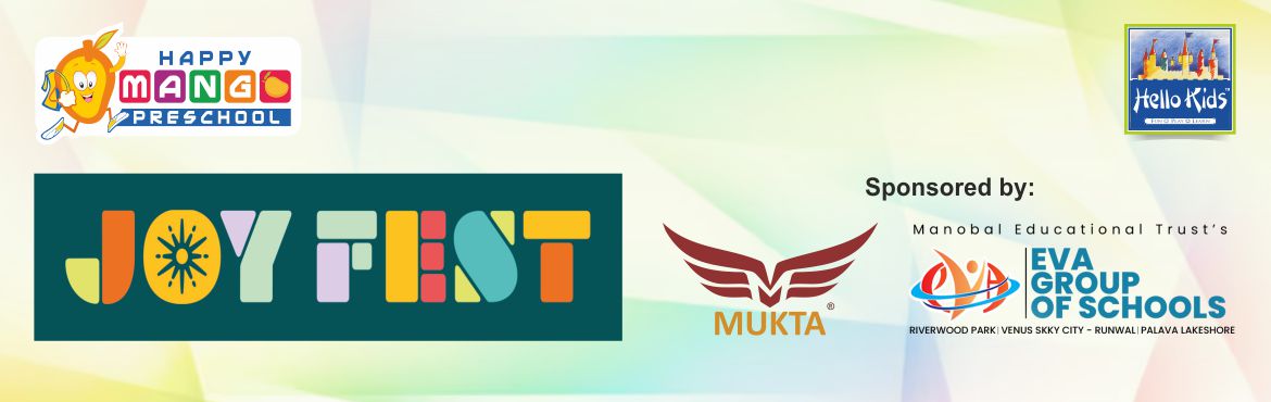 Book Online Tickets for JOYFEST  2025 Biggest Carnival of Palava, Palava. 🌈 It’s time for JOYFEST 2025! 🎡Palava’s biggest Kids’ Carnival is back this Children’s Day – Friday, 14th November!
🎠 Rides, 🎁 Gifts, 🎵 Music, 💃 Dance, 🍔 Food & 🎨 Craft Corners— all waiting for your little ones