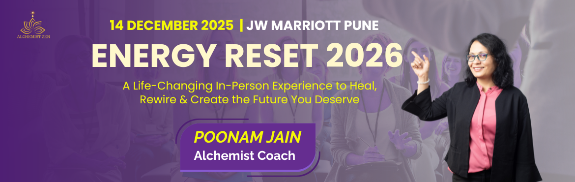 Book Online Tickets for ENERGY RESET 2026 PUNE by POONAM JAIN, Pune. A Life-Changing In-Person Experience to Heal, Rewire & Create the Future You Deserve
💔 Feeling Stuck — No Matter How Hard You Try ?
You’re doing everything right — working hard, staying positive, chasing goals — yet something still 