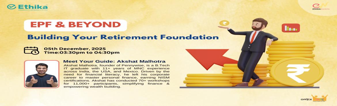 Book Online Tickets for EPF and Beyond  Your Roadmap to a Wealth, . 💼✨ [Friday Musings] EPF & Beyond – Your Roadmap to a Wealthy Tomorrow! ✨💼
Your financial future isn’t built by accident—it’s built by action.This power-packed session will help you take control of your money, your savings, and y
