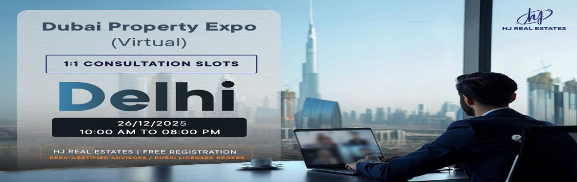 Book Online Tickets for Upcoming Dubai Property Virtual Event | , . 
The Dubai Property Virtual Event – Exclusive Delhi Edition brings a seamless online platform where Delhi investors can explore Dubai’s most promising real estate opportunities. This virtual showcase combines expert insights, project highlights