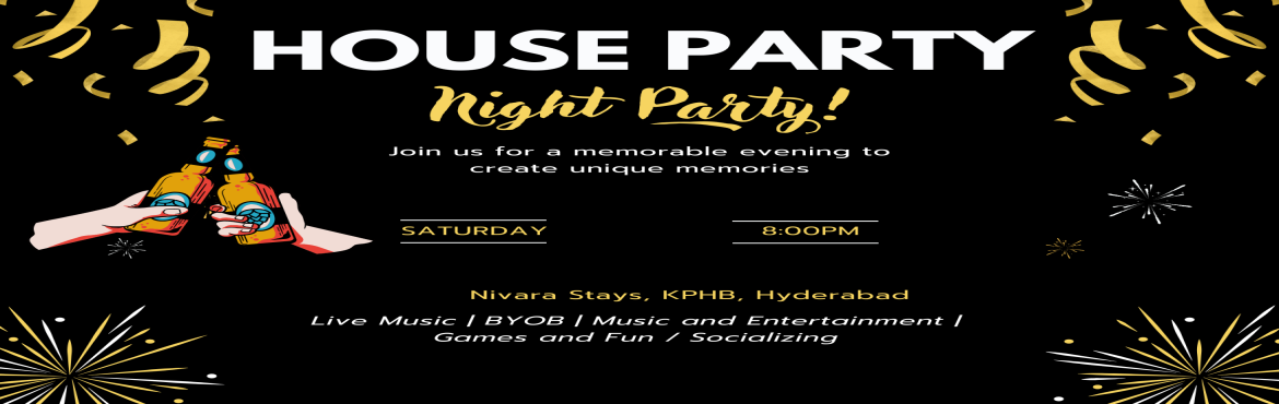 Book Online Tickets for Open Air Event  - Fun, Live Music, Games, Hyderabad.  
🎉✨ NETWORK • SOCIALIZE • UNWIND — YOU’RE INVITED! ✨🎉
Get ready for a night built around meeting new people, mixing with strangers, networking effortlessly, and having pure fun. Limited to only 35 people for quality vibes and real