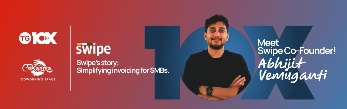 Book Online Tickets for Founder Series: Journey of Building swip, Hyderabad. 1) About TG10XTG10X is an initiative dedicated to empowering startups at every stage and nurturing a vibrant entrepreneurial ecosystem in Telangana. With access to expert mentors, ecosystem partners, and strategic support, TG10X helps Telangana-based