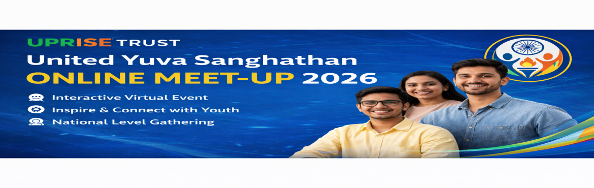 Book Online Tickets for United Yuva Sanghathan - Online Meet-Up , . 
United Yuva Sanghathan – Online Meet-Up 2025 is a national-level interactive online gathering under UPRISE TRUST, created to unite motivated youth, new volunteers, and existing members on one digital platform.
This meet-up aims to share the organi
