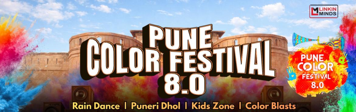 Book Online Tickets for Pune Color Festival 8.0 - Mayfield Yash , .  
After the massive success of last year and a truckload of unforgettable memories, we’re back bigger, bolder, and brighter! 🎉Get ready for Pune Color Festival 8.0 (Season VIII) — Pune’s BIGGEST Holi Celebration!
That magical time of the ye