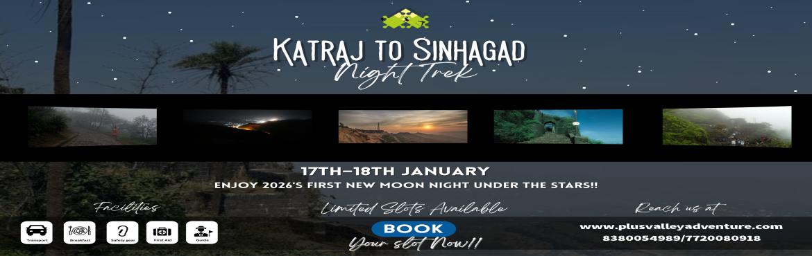 Book Online Tickets for Katraj To Sinhagad Trek, Thoptewadi. 


Details:-
 
KatrajGhat: The Route which connects Pune to South Maharashtra. Both Katraj Tunneland Sinhagad are connected by a single mountain range. This connecting mountainrange gives a fascinating view of slopes and valleys surrounded by Pune a
