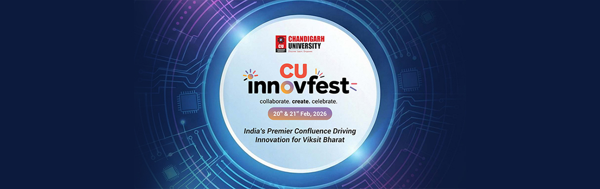 Book Online Tickets for CU Innovfest Indias Premier Confluence D, Mohali. 
CU InnovFest 2026 – India’s Premier Innovation Festival20 – 21 February 2026 | Chandigarh University, Punjab, India
CU InnovFest 2026 is a dynamic celebration of creativity, technology, and interdisciplinary innovation — bringing together st