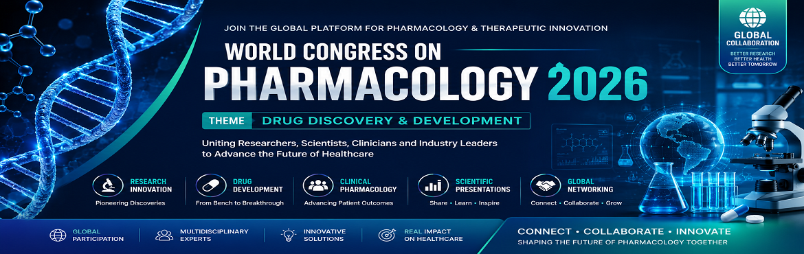 4th World Congress on Pharmacology - 2026