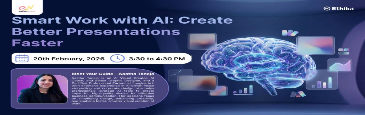 Book Online Tickets for FRIDAY MUSINGS  SKILL-BUILDING SESSION S, .  
🤖✨ FRIDAY MUSINGS | SKILL-BUILDING SESSION ✨🤖
📊 Smart Work with AICreate Better Presentations, Faster
Tired of spending hours perfecting slides?Discover how AI can help you work smarter, create impactful presentations, and communicate