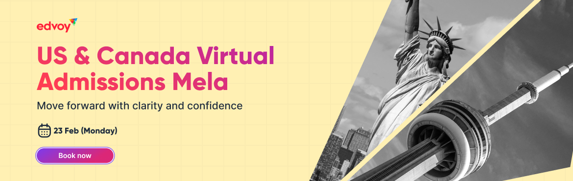 Book Online Tickets for US and Canada Virtual Admissions Mela, . Students of Bangladesh, don\'t miss this event, if the US and Canada are on your radar! We\'ll give you personalised guidance based on your academic goals, budget and preferences. Let\'s explore post-study work visas, part-time work hours, scholarshi