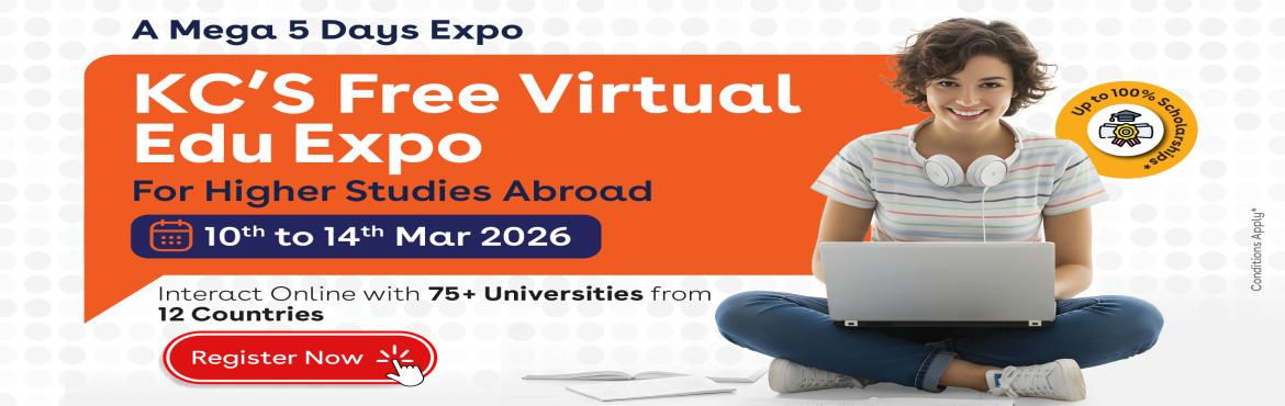 Book Online Tickets for KCs Free Virtual Edu Expo, . 
Turn your study abroad manifestation into an acceptance letter.

🚀 Ready to study abroad in 2026? Interact online with 75+ top universities from 12 countries and explore global opportunities from the comfort of your home! 🌍
Register Now: http