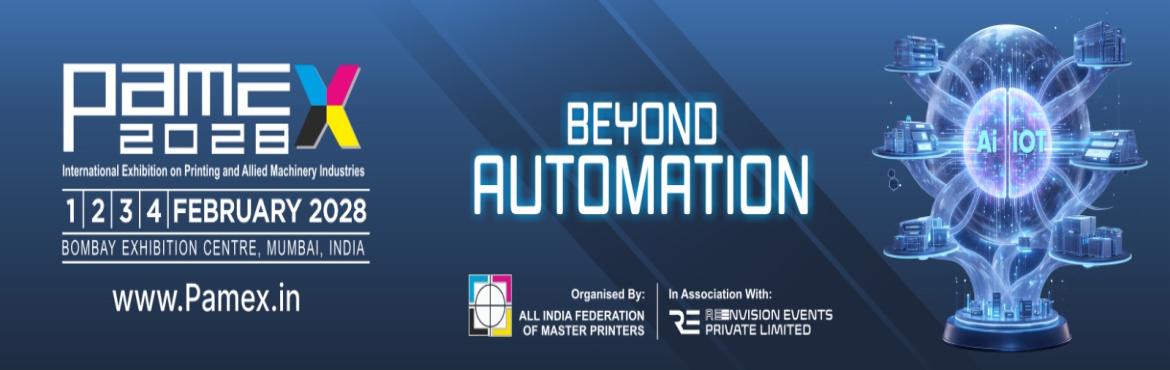 Book Online Tickets for PAMEX 2028, Mumbai. 
PAMEX 2026, organised by the All India Federation of Master Printers (AIFMP) in association with Print-Packaging.com Pvt. Ltd., concluded successfully, reaffirming its standing as India’s most valuable printing exhibition for the Indian print indu