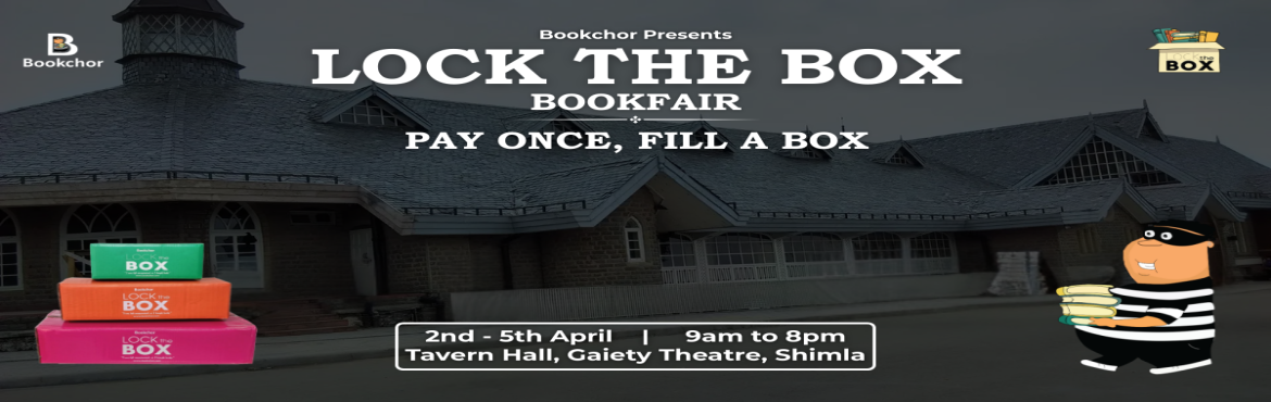 Book Online Tickets for Shimla, get ready, shimla. 

A one-of-a-kind book fair where you pay once and take home as many books as you can fit in a box!Choose your box size, pick from a massive collection of pre-loved books, fill it to the brim, and lock the box.Why Attend?Over 1 Million books1 Lakh+ t