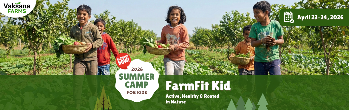 Book Online Tickets for Farm Camps 2026 (Summer Camps at vaksana, Tindivanam. 


Get ready for a fun-filled summer at Vaksana Farms with awesome activities and new friends at Farm Camps 2026!




This summer, give your child an experience that goes beyond routine learning — a space where they can explore, create, move, and c