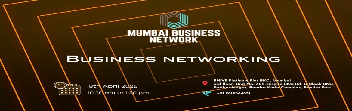 Book Online Tickets for MUMBAI BUSINESS NETWORK | BUSINESS NETWO, Mumbai. 
Entrepreneurs Meetup by We Founders Collab Mumbai 2026
Entrepreneurs Meetup by We Founders Collab

Entrepreneurs Meetup powered by We Founders Collab is a vibrant gathering designed exclusively for entrepreneurs seeking networking opportunities and 