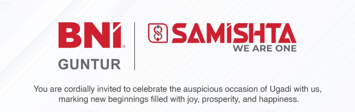 Book Online Tickets for Samishta - we are one - BNi guntur Membe, Gorantla. 
We are excited to announce that along with BNI Guntur Members Day, we are also organizing a 1-2-1 Conclave to maximize meaningful business connections.
This conclave is designed to encourage focused one-to-one meetings among members, helping build d