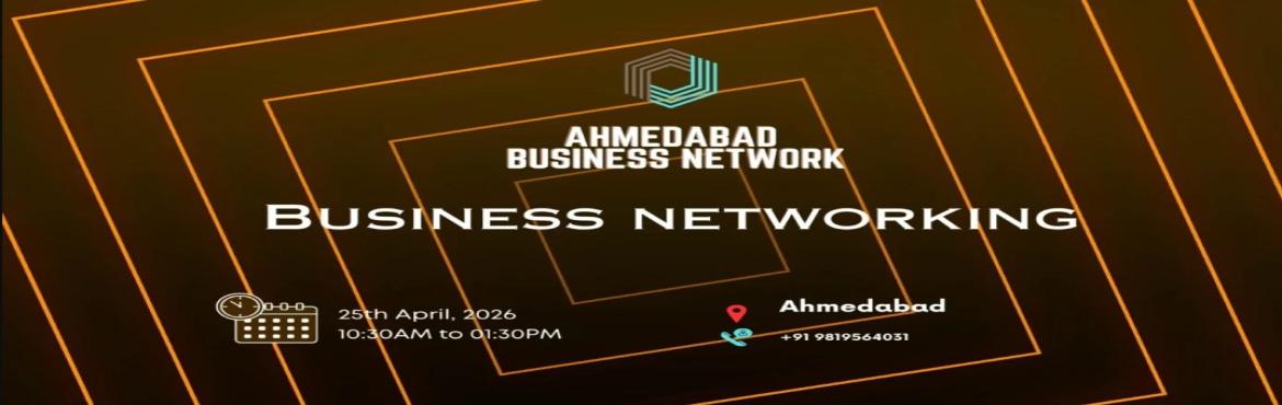 Book Online Tickets for Ahmedabad BUSINESS NETWORK |BUSINESS NET, Ahmedabad. 
AHMEDABAD BUSINESS NETWORK | BUSINESS NETWORKING
AHMEDABAD BUSINESS NETWORK | BUSINESS NETWORKING

Ahmedabad Business Network the ultimate meetup for professionals seeking to connect exchange sales opportunities expand their business networks and en