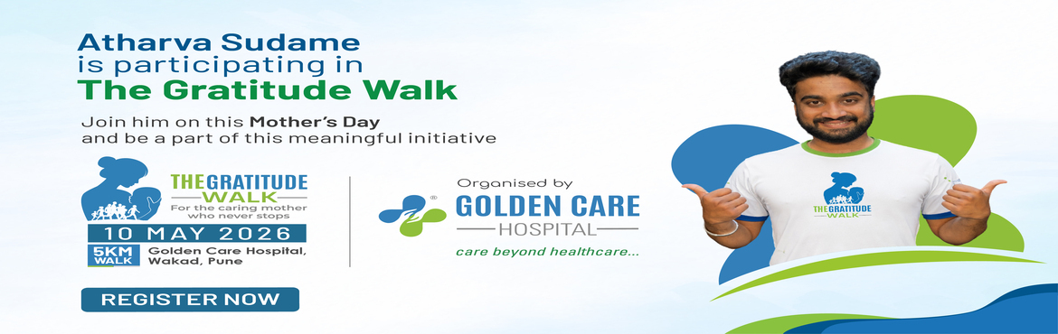 Book Online Tickets for The Gratitude Walk by Golden Care Hospit, Pune. 
Celebrate Mother’s Day 2026 with purpose at The Gratitude Walk!
More than just a 5 KM walkathon, look at it as a fun activity with your mother and a way to pay gratitude for her selfless care.
This walk is meant to be fun, but also create real imp