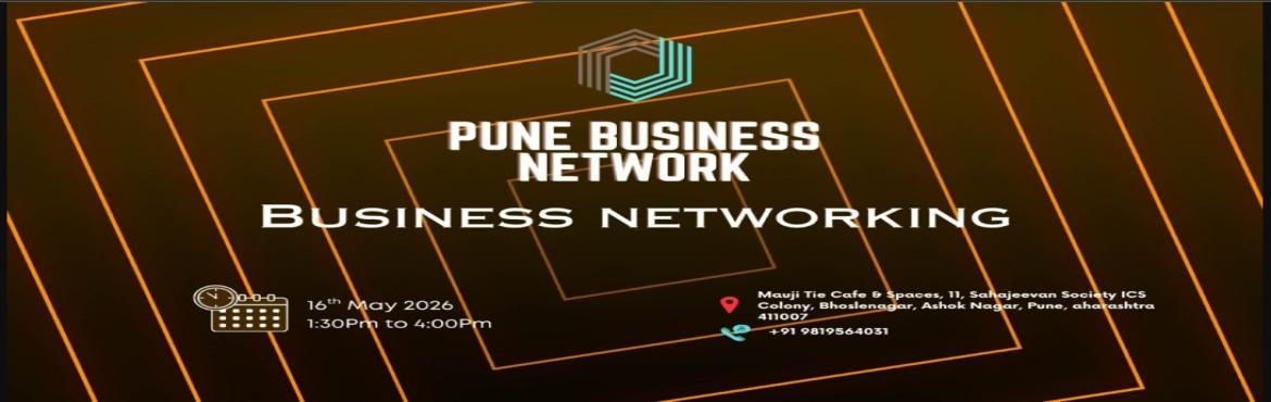 Book Online Tickets for Pune BUSINESS NETWORK | BUSINESS NETWORK, Pune. 
Pune BUSINESS NETWORK | BUSINESS NETWORKING

Pune Business Network the ultimate meetup for professionals seeking to connect and exchange sales opportunities expand their business networks and engage in insightful discussions on industry-related topi