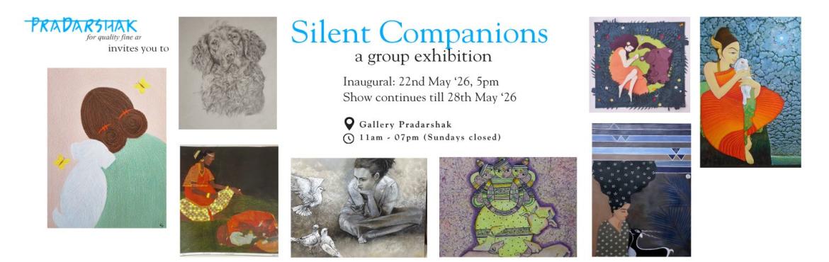 Book Online Tickets for Silent Companions An Exhibition on the H, Mumbai.  Silent Companions is a group exhibition that reflects on the deep and often unspoken relationship between humans and animals. In the fast pace of everyday life, these bonds provide comfort, trust, and a sense of emotional connection that exists bey