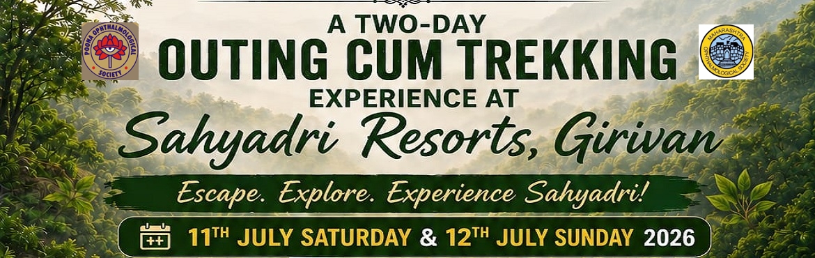Book Online Tickets for POS Outing and Trekking, Girivan, Mulshi. 



Dear Friends, 
Time: 4pm reporting at the venue on 11th July 2026. Departure at 1pm on 12th July after lunch. 