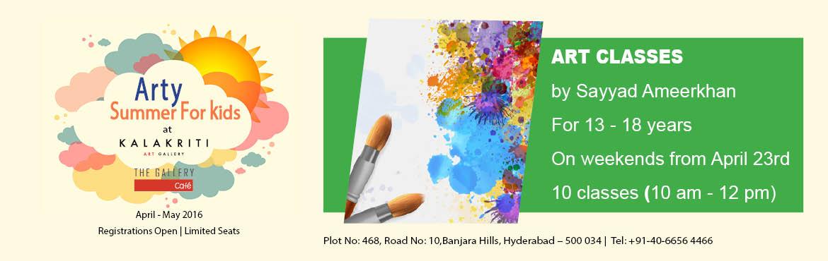 Arty Summer Art Classes Hyderabad Meraevents Com