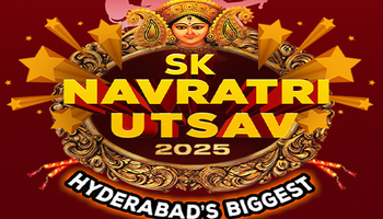 SK Navratri Utsav 2025  Hyderabads Biggest Dandiya Dhamal