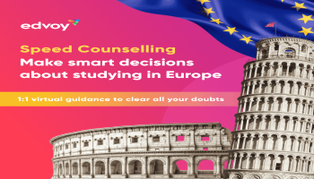 Speed counselling: Study in Europe with confidence