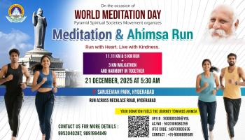 Meditation and Ahimsa Run