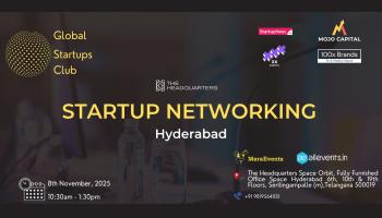 GLOBAL STARTUPS CLUB STARTUP NETWORKING Hyderabad 2025