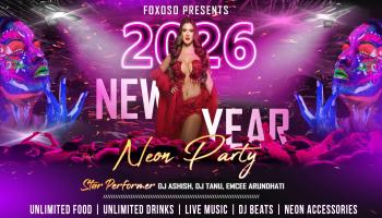 New Year Party 2026 Neon Eve Goa        