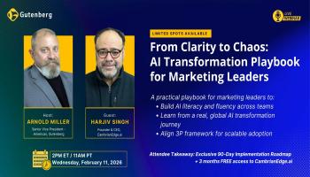 From Chaos to Clarity: AI Transformation Playbook for Marketing Leaders