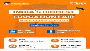 Collegedunia Mega Career Carnival 2026 - Delhi Education Fair