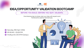 IDEA VALIDATION BOOTCAMP @ CIE IIIT-H copy