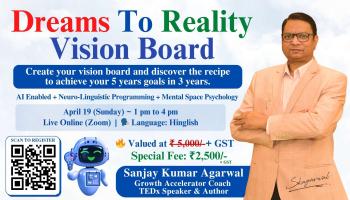 Dreams to Reality Vision Board Workshop
